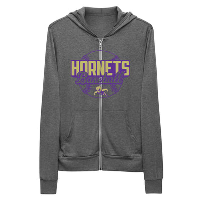 North Kansas City Baseball Hornets Unisex Lightweight Zip Hoodie