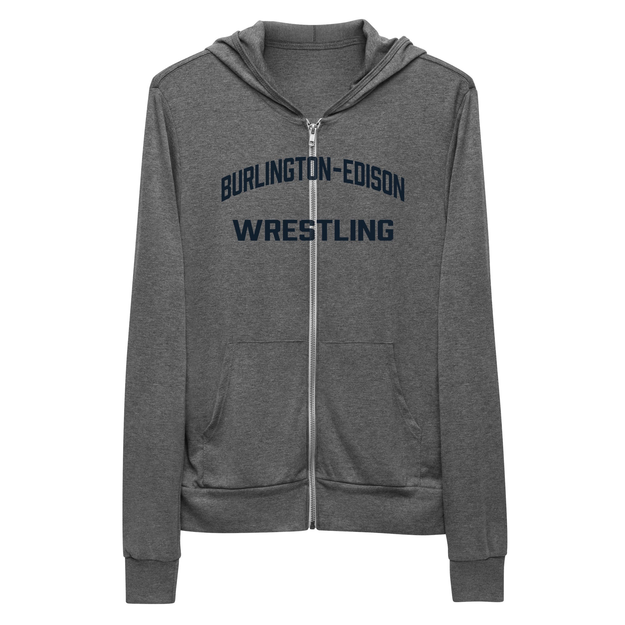 Burlington-Edison HS Wrestling Burling-Edison Unisex Lightweight Zip Hoodie
