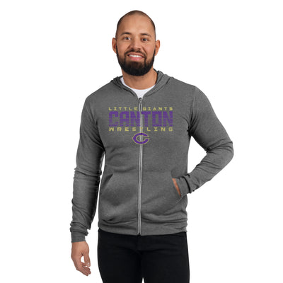 Canton High School Unisex Lightweight Zip Hoodie