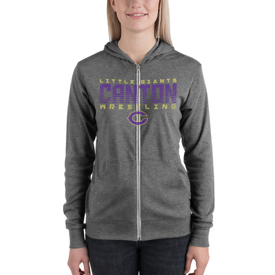 Canton High School Unisex Lightweight Zip Hoodie