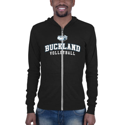 Buckland School BUCKLAND VOLLEYBALL Unisex Lightweight Zip Hoodie