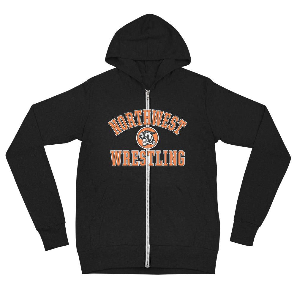 Northwest Wrestling Unisex zip hoodie