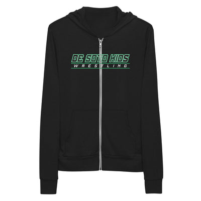 De Soto Kids Wrestling Unisex Lightweight Zip Hoodie