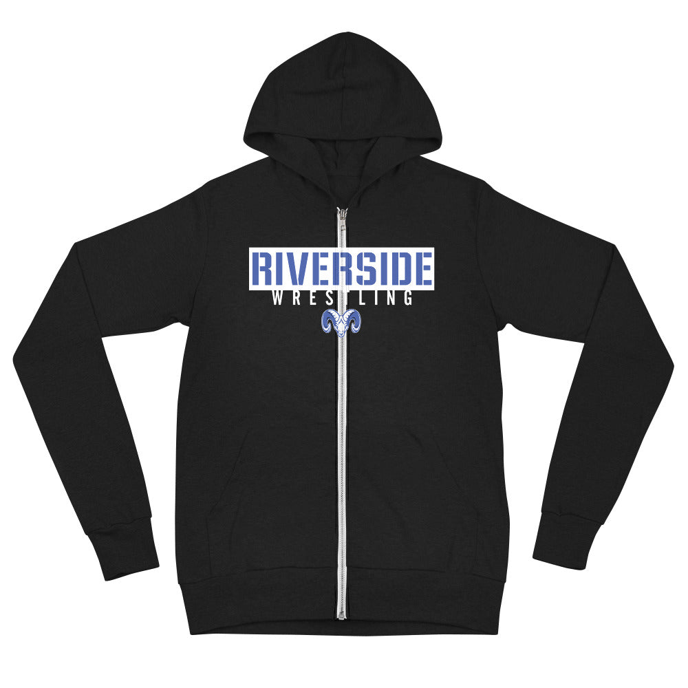 Riverside Wrestling  Unisex Lightweight Zip Hoodie