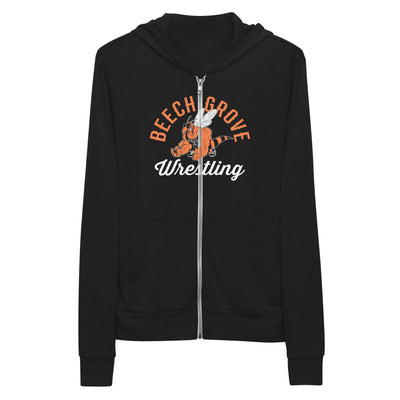 Beech Grove Wrestling Unisex Lightweight Zip Hoodie