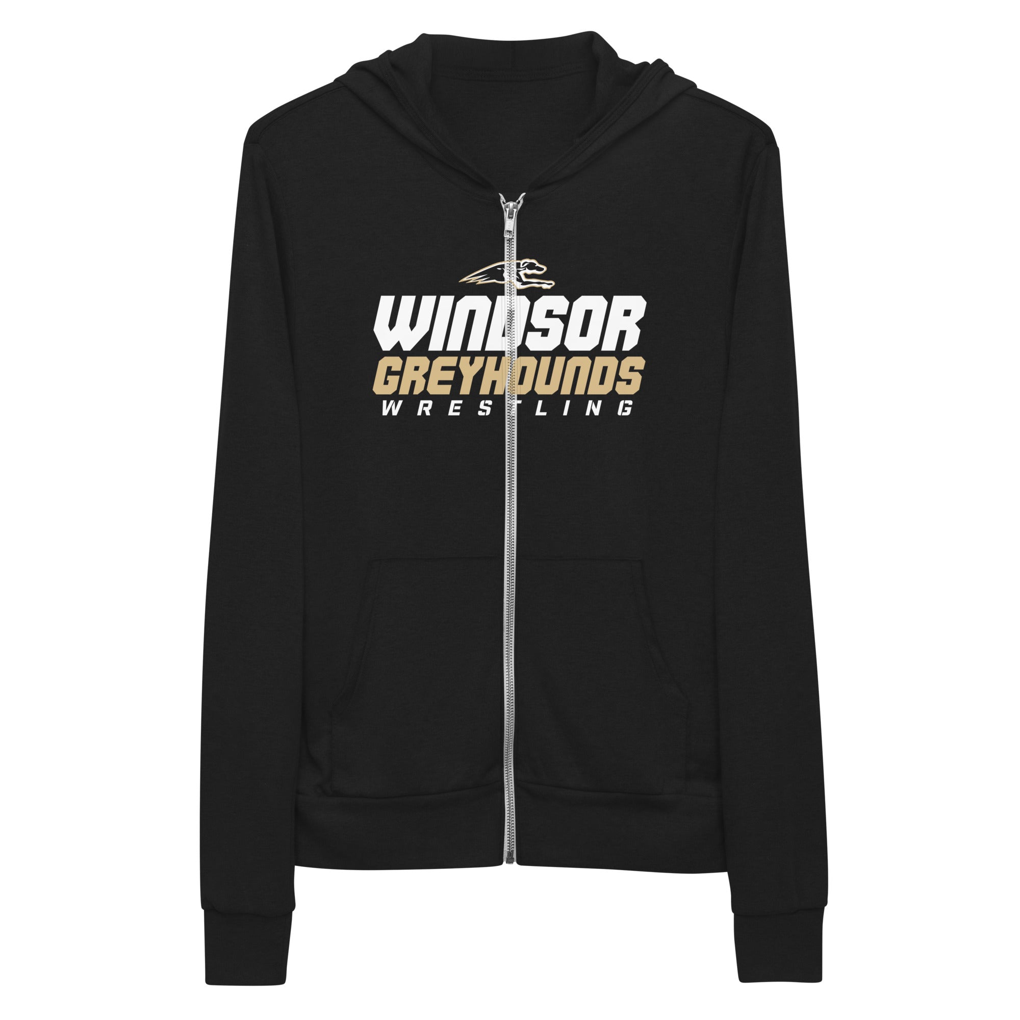 Windsor High School Unisex Lightweight Zip Hoodie