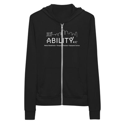 Ability KC Unisex Lightweight Zip Hoodie