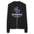 Eastern Hancock MS Track EH On Black Unisex Lightweight Zip Hoodie