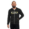 Avila Softball Stripe Unisex Lightweight Zip Hoodie