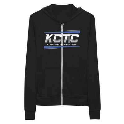 Kansas City Training Center Blue Unisex Lightweight Zip Hoodie