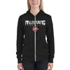 Palmetto Middle Football Black Unisex Lightweight Zip Hoodie