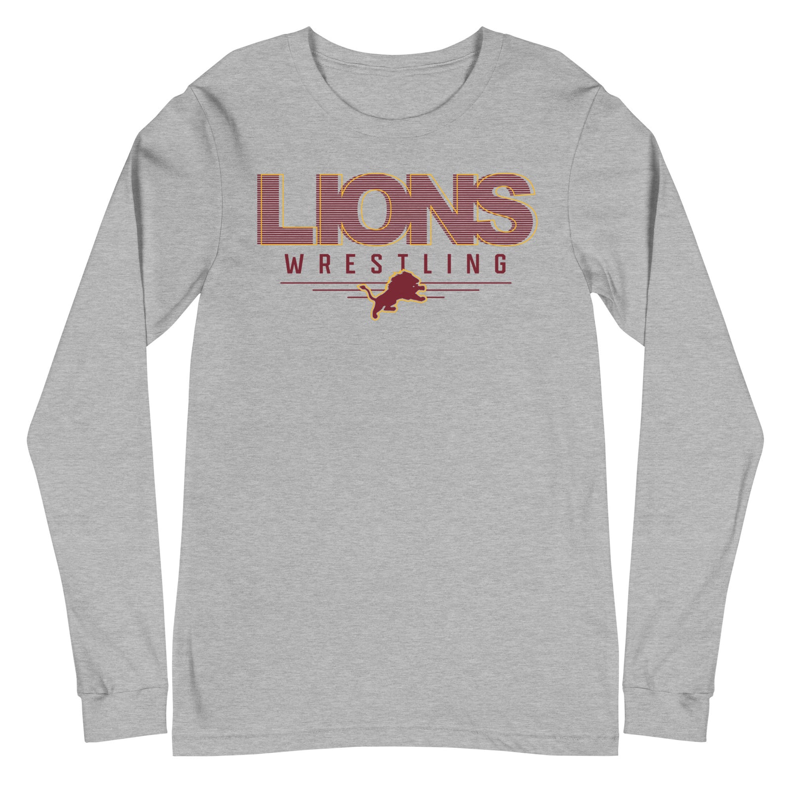Lions Wrestling Club Retro Unisex Long Sleeve Tee