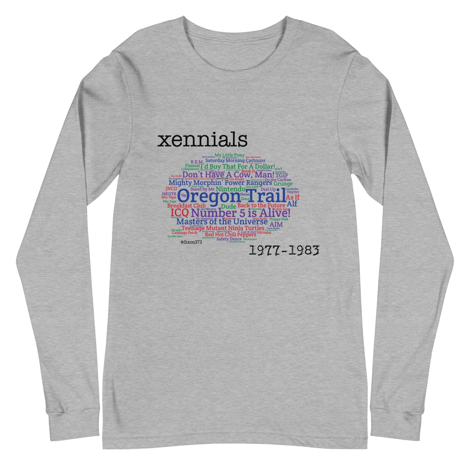 Xennials Unisex Long Sleeve Tee