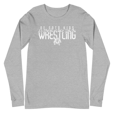 De Soto Kids Wrestling Grey Unisex Long Sleeve Tee