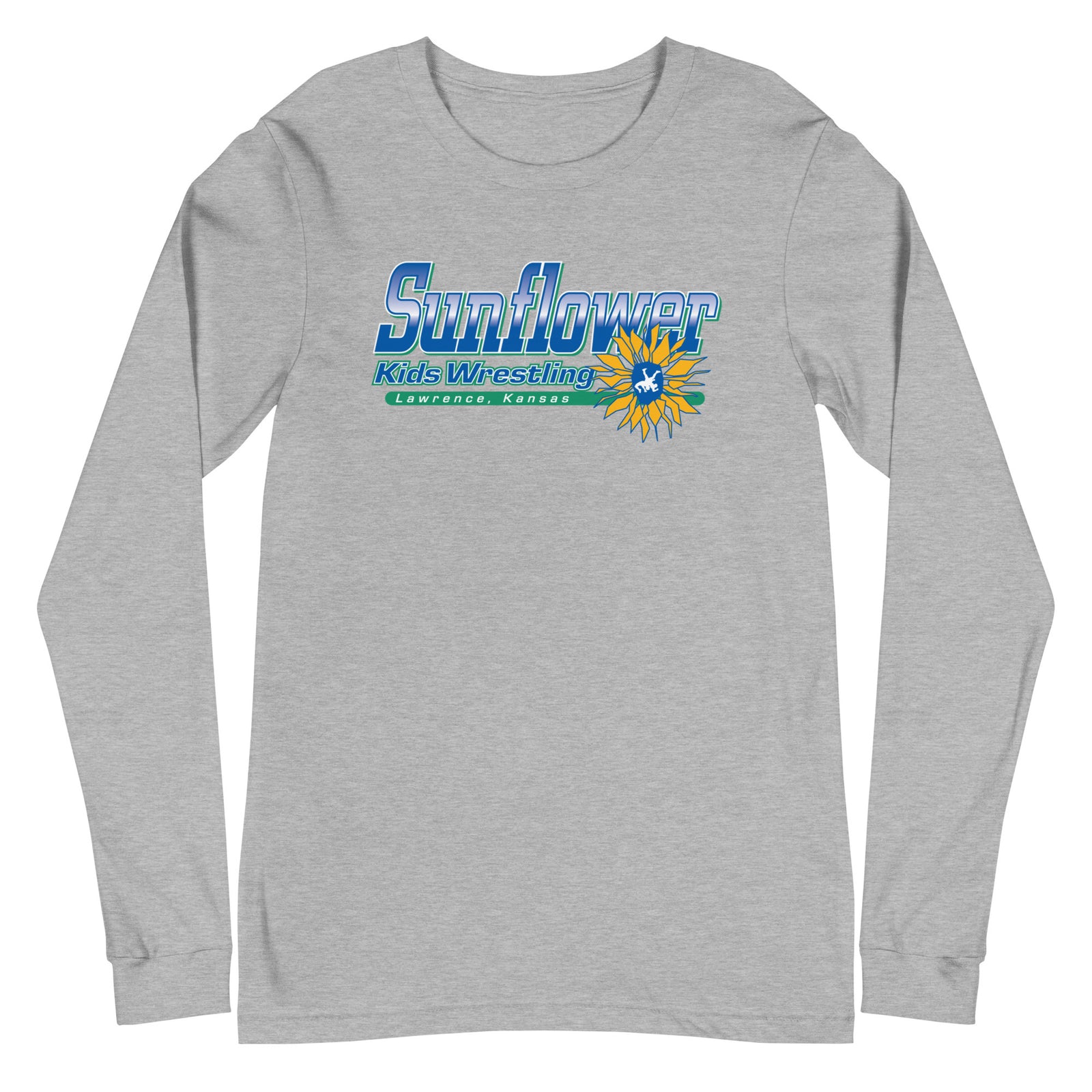 Sunflower Kids Wrestling Club Lawrence, KS Unisex Long Sleeve Tee