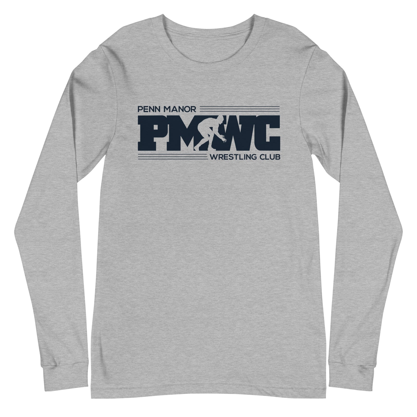 Penn Manor Navy Design Unisex Long Sleeve Tee
