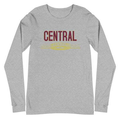 Keller Central Wrestling Athletic Heather Unisex Long Sleeve Tee