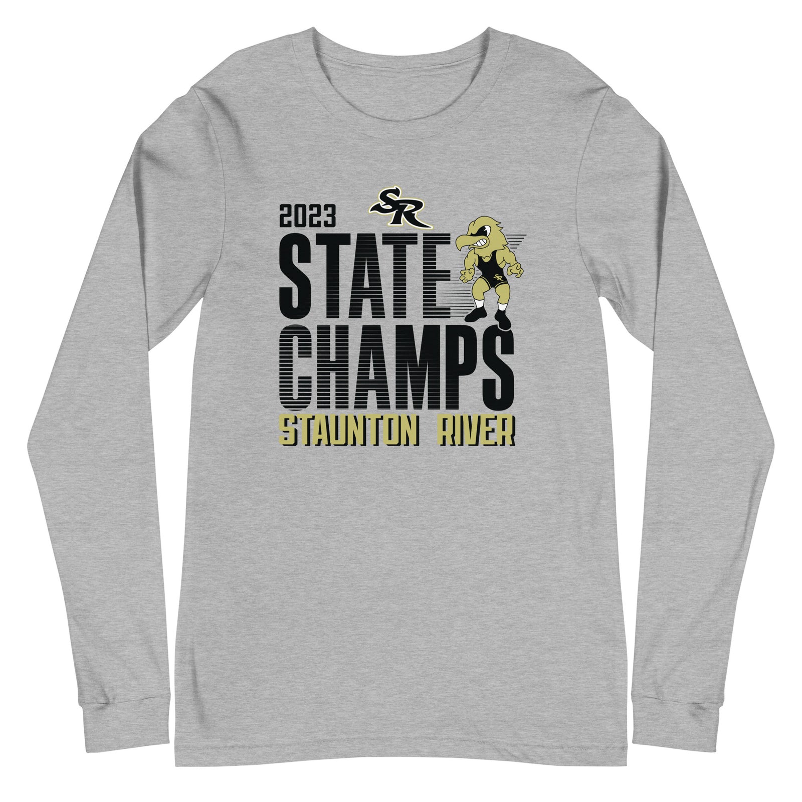 Staunton River State Champs  Grey Unisex Long Sleeve Tee
