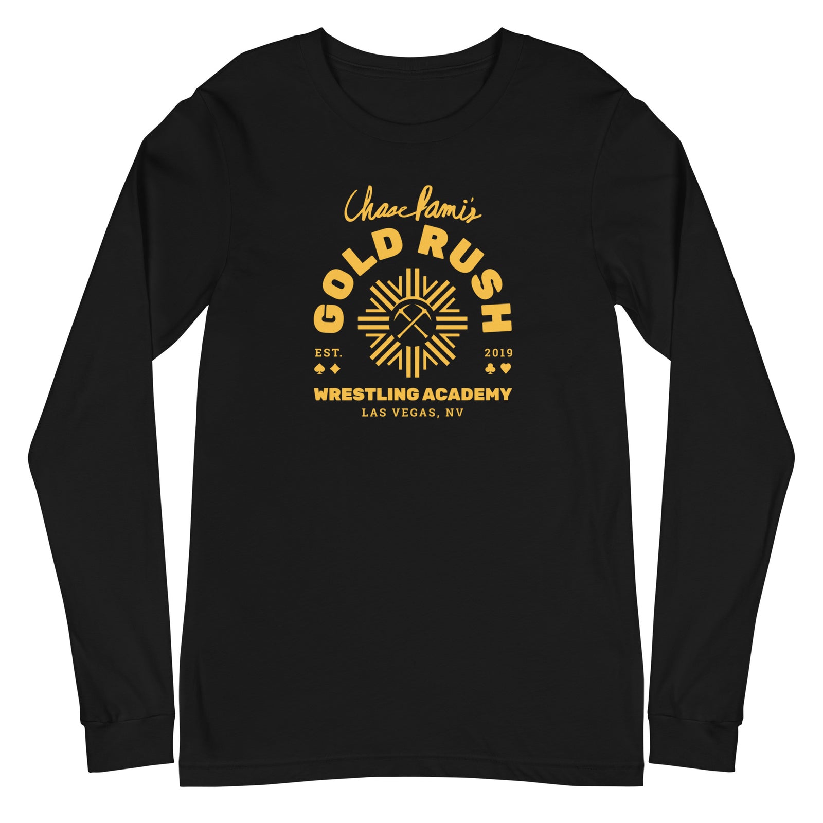 Gold Rush Wrestling Unisex Long Sleeve Tee