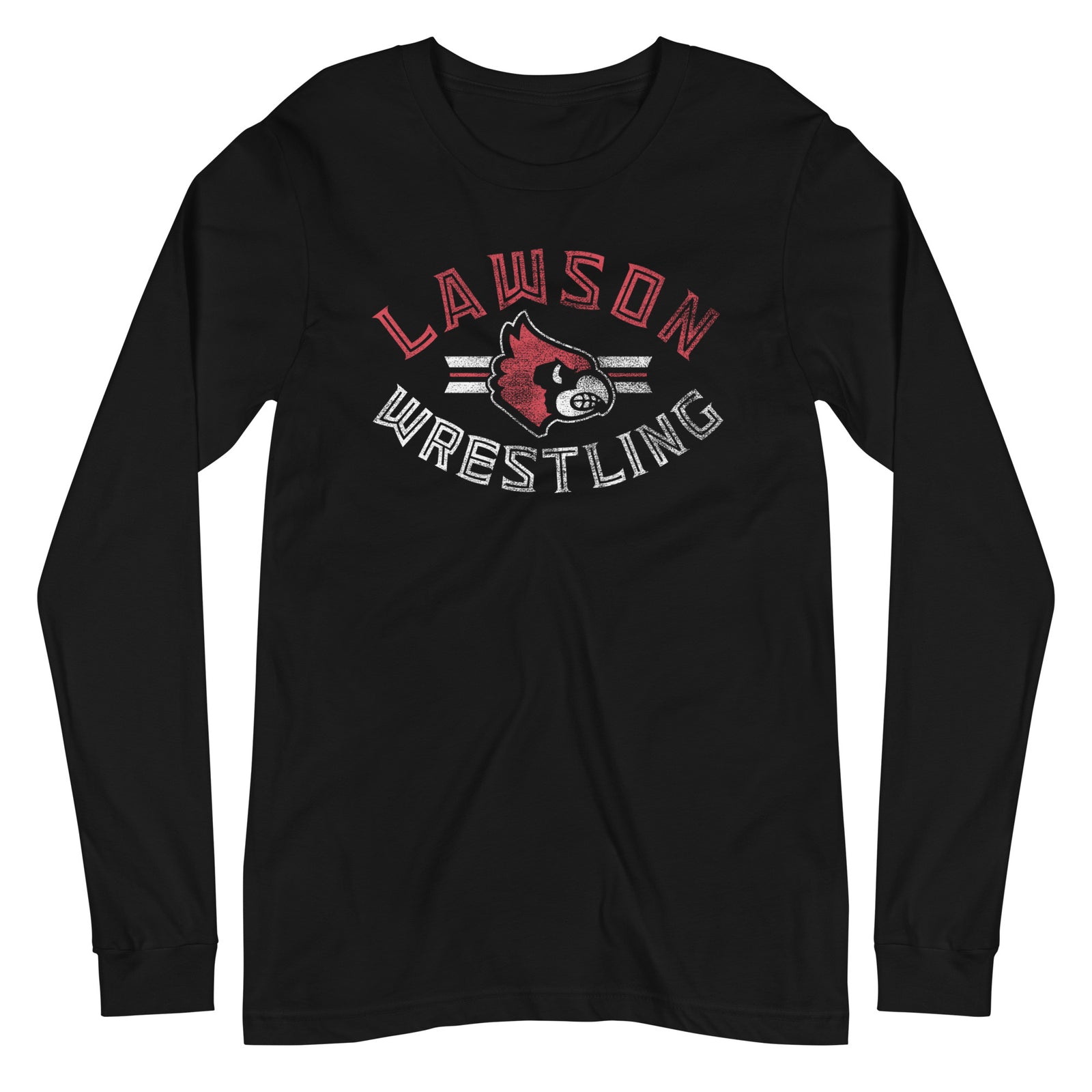 Lawson Wrestling Black  Unisex Long Sleeve Tee