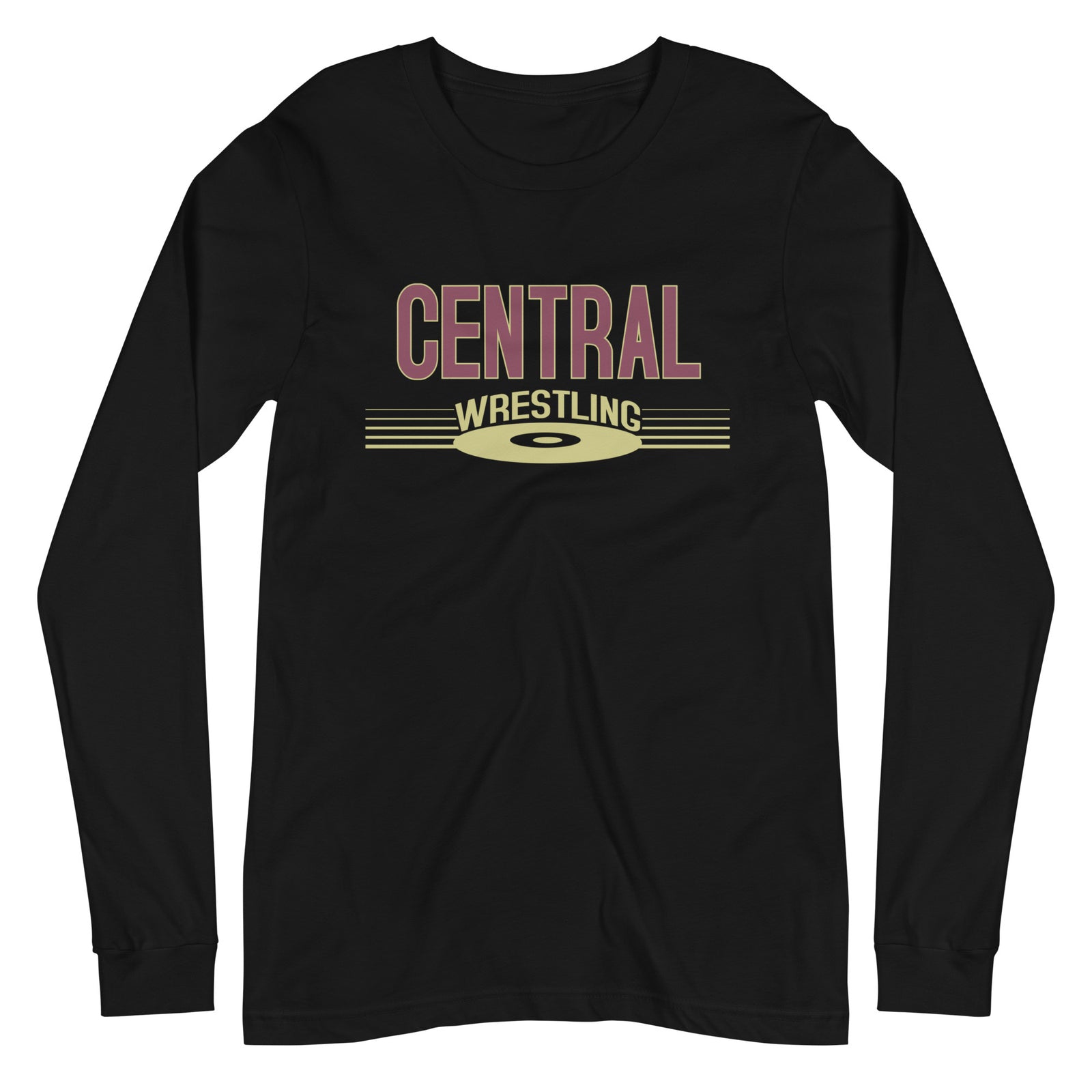 Keller Central Wrestling Black Unisex Long Sleeve Tee