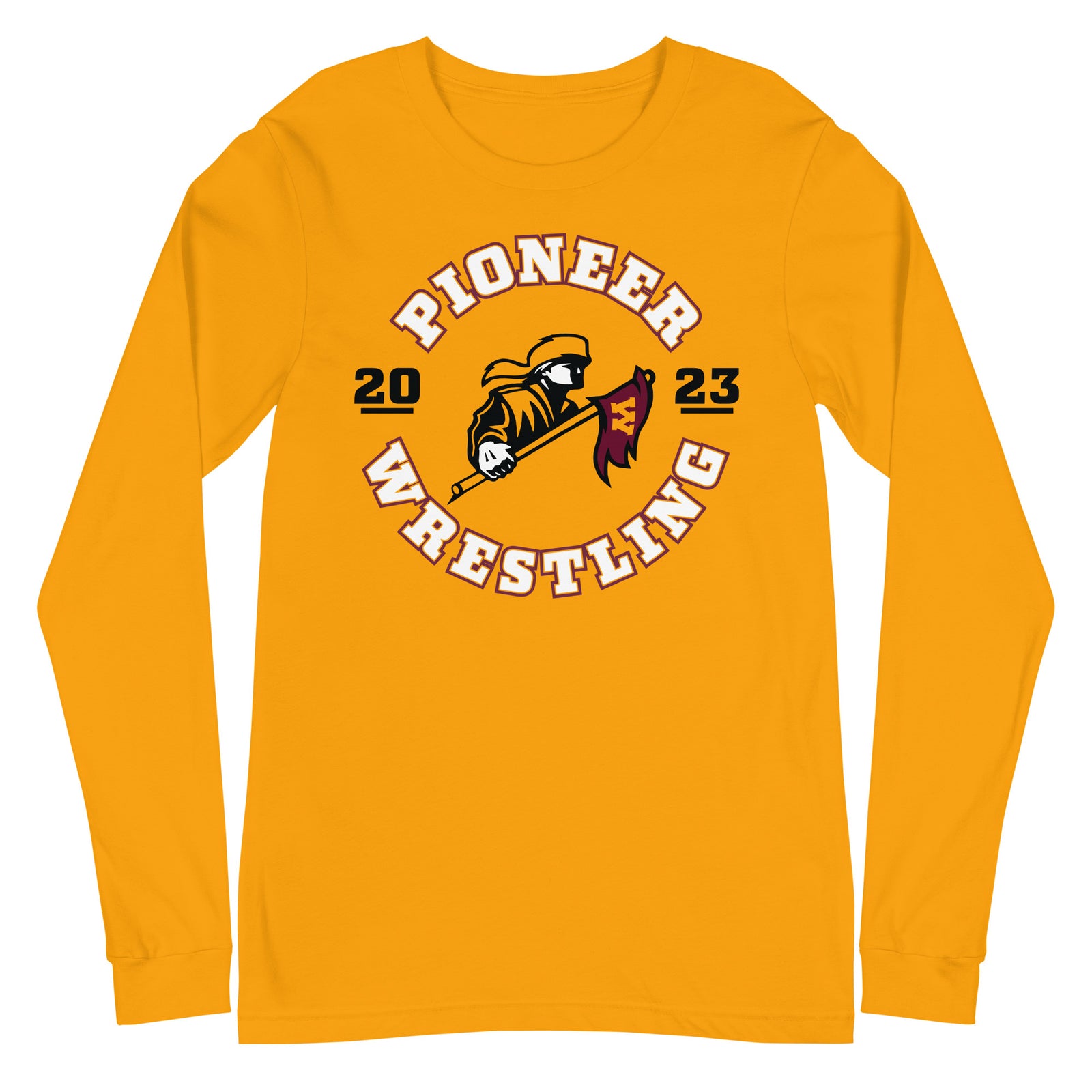 Wichita West High School Wrestling (Front Only) Unisex Long Sleeve Tee