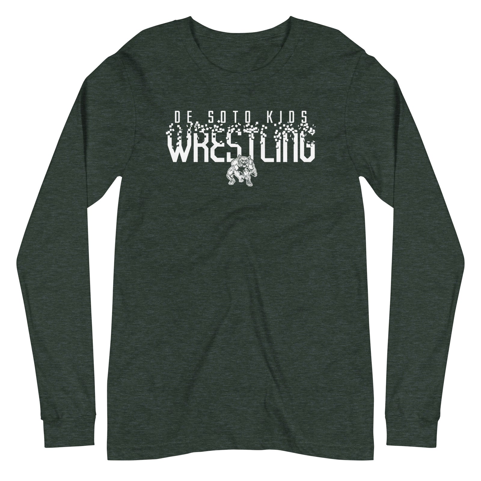 De Soto Kids Wrestling Forest Unisex Long Sleeve Tee
