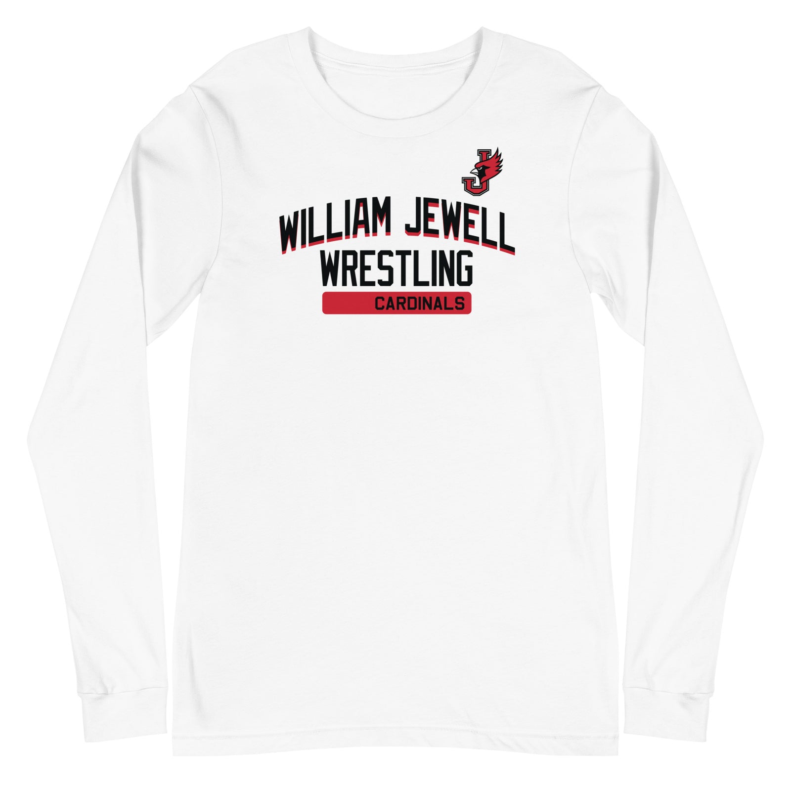 William Jewell Wrestling Light Unisex Long Sleeve Tee
