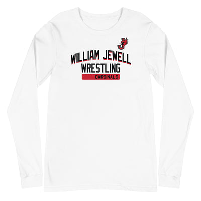 William Jewell Wrestling Light Unisex Long Sleeve Tee