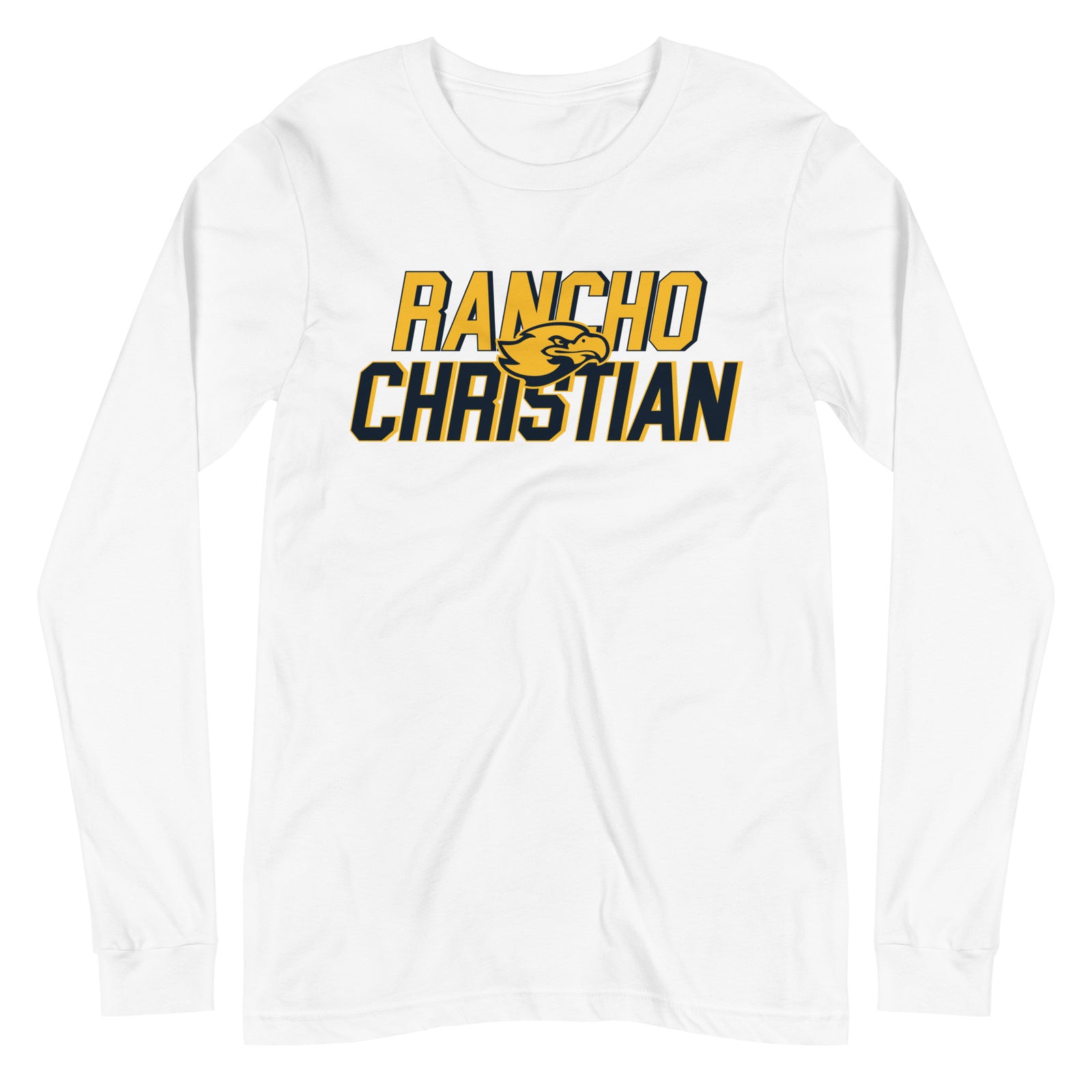 Rancho Christian High School RC Text Unisex Long Sleeve Tee
