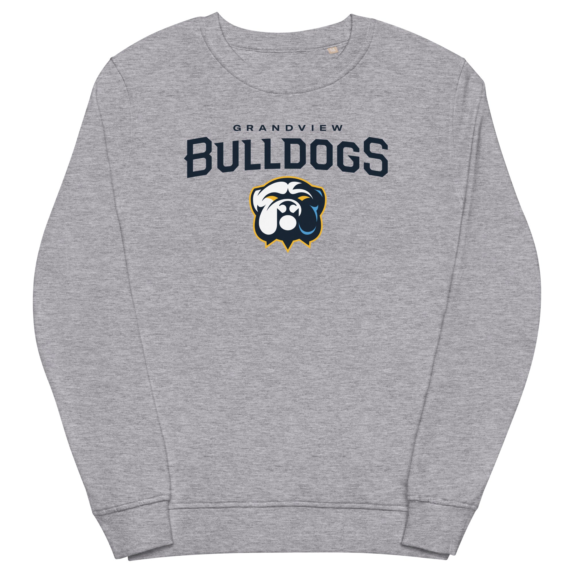 Grandview School District Classic Bulldog Design Unisex Organic Sweatshirt
