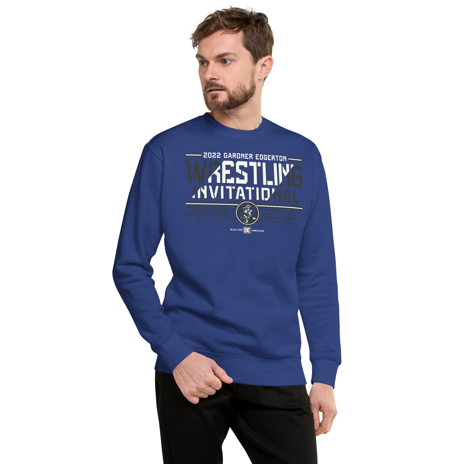 2022 Gardner Edgerton Wrestling Invitational Unisex Premium Sweatshirt