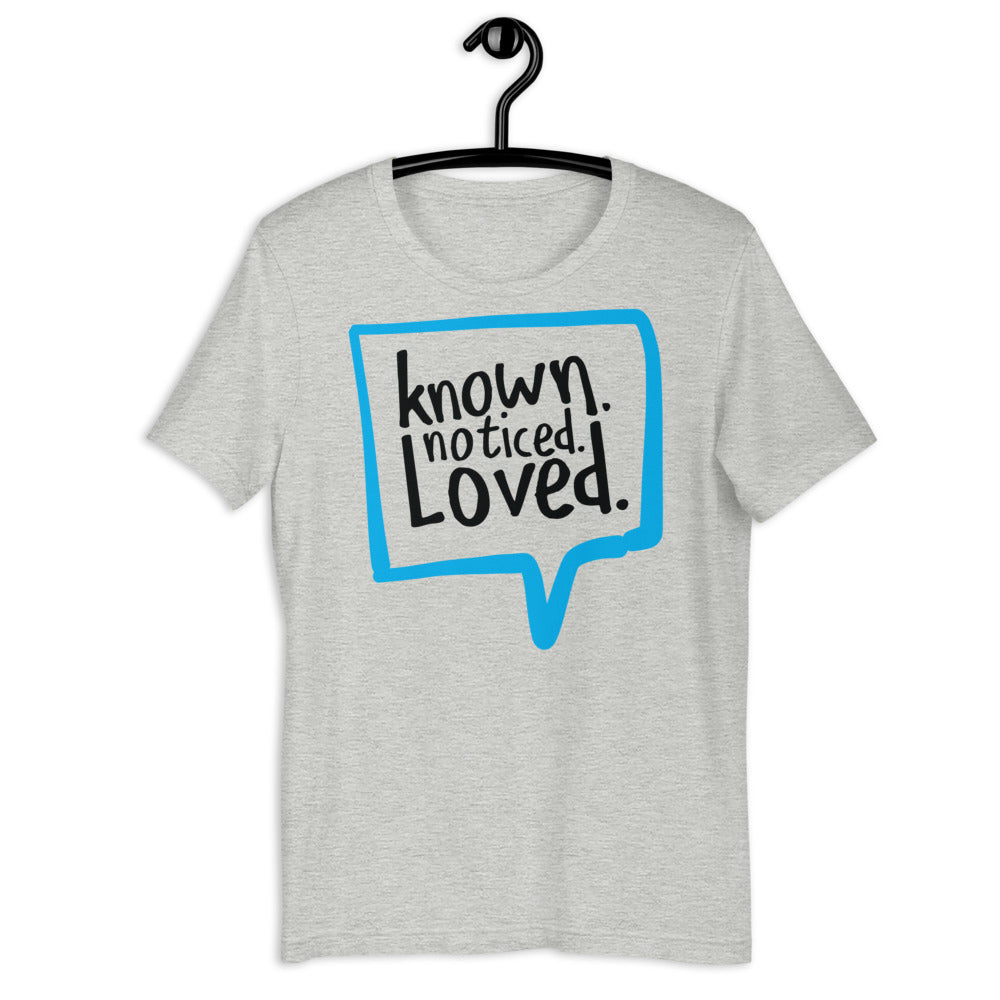 Text in church Unisex soft t-shirt