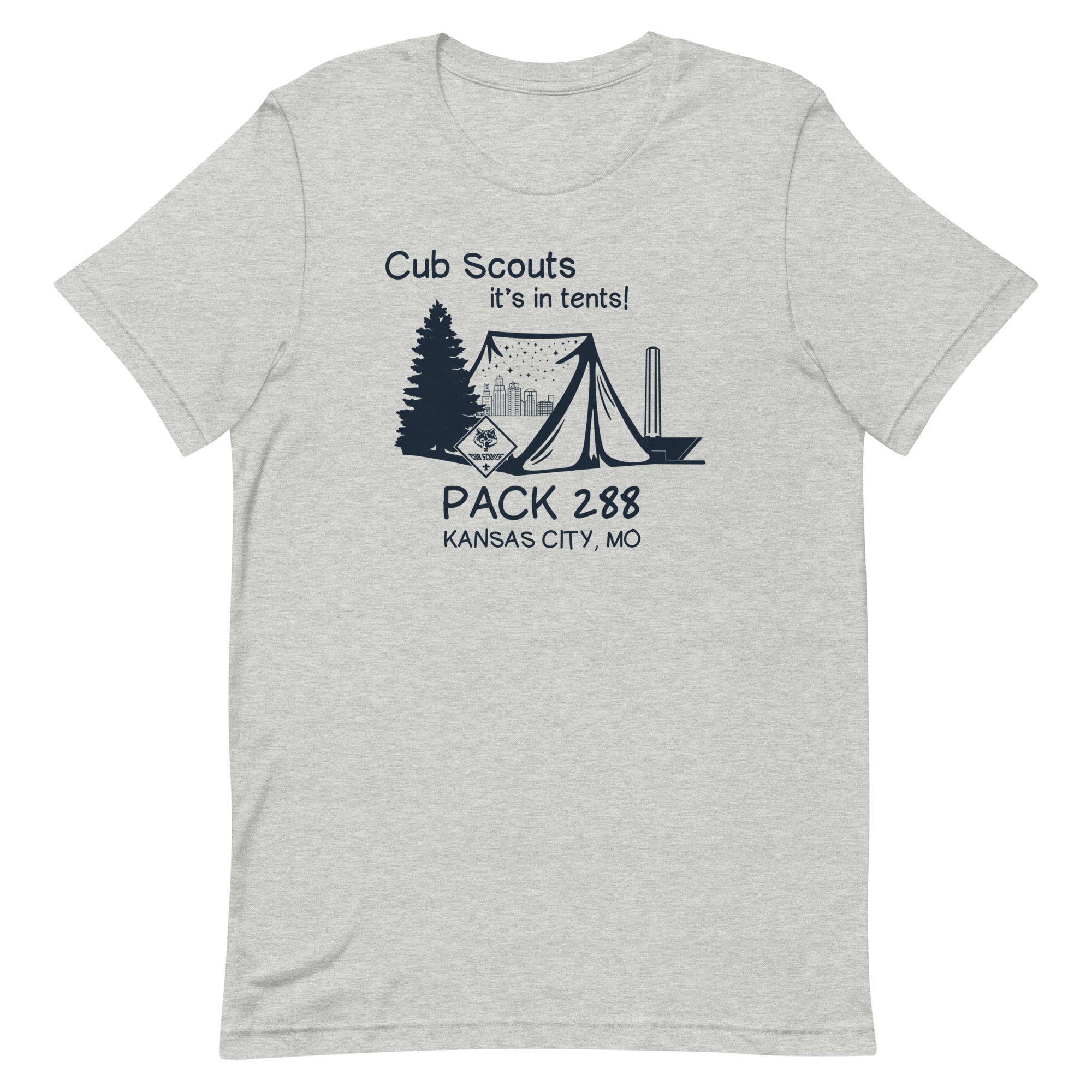 Angezogen Boy Scout Pack 288 t-shirt Athletic Chip 2022 Blue Unisex 