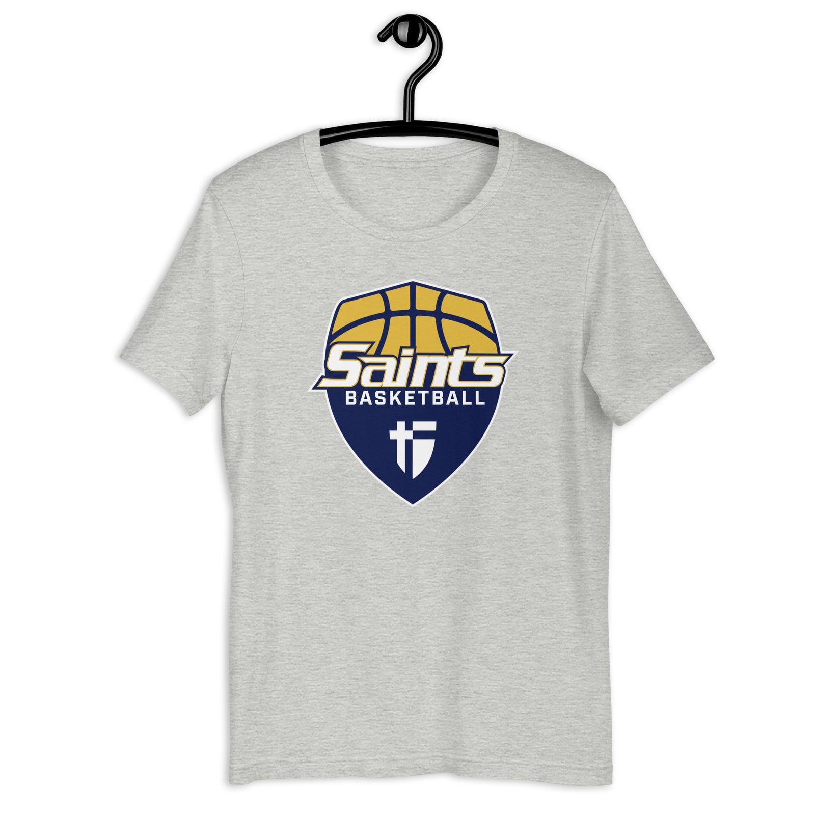 Saints Basketball Grey Unisex t-shirt