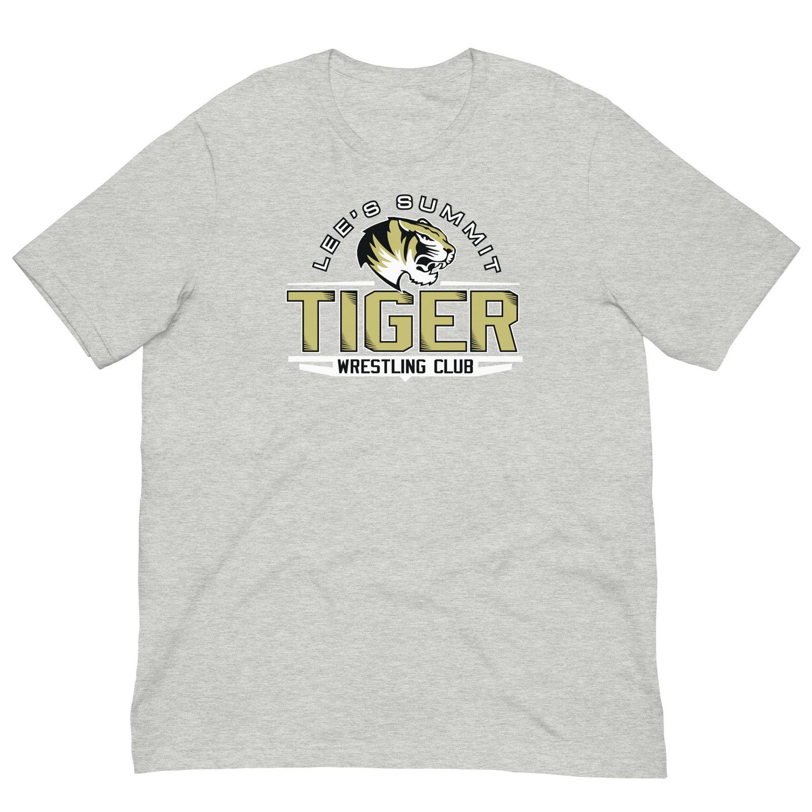 Lees Summit Tiger Wrestling Club Grey Unisex Staple T-Shirt