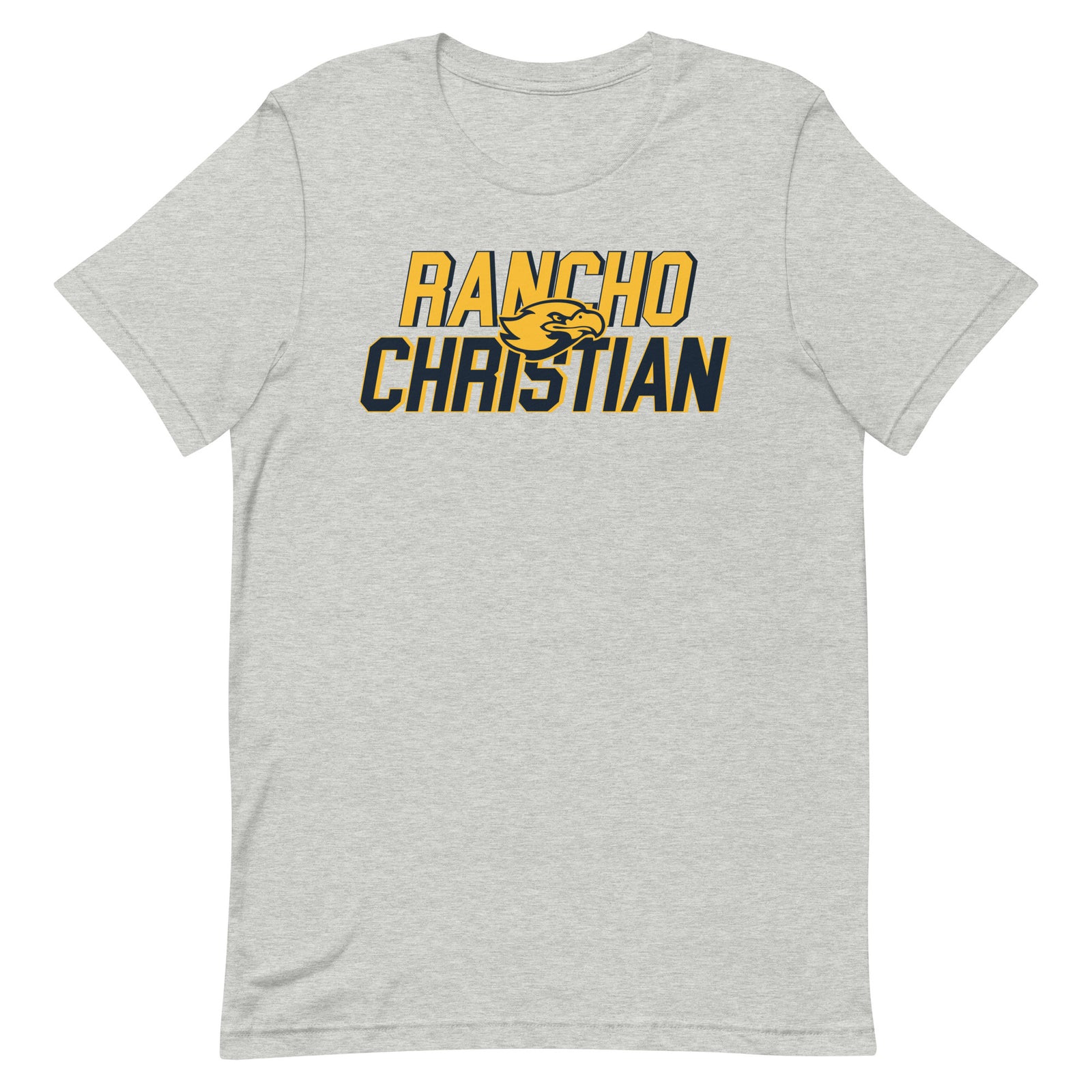 Rancho Christian High School RC Text Unisex Staple T-Shirt