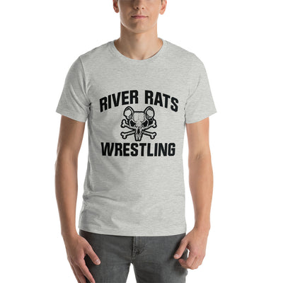 River Rats Wrestling  Grey Unisex Staple T-Shirt
