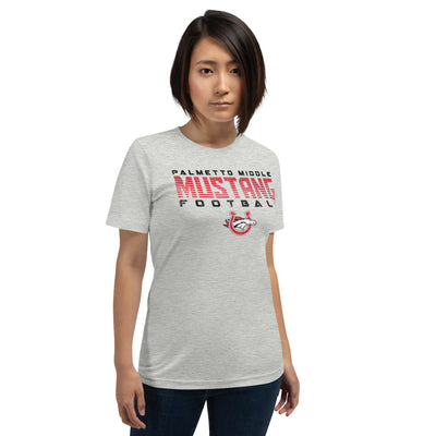 Palmetto Middle Football Grey Unisex Staple T-Shirt