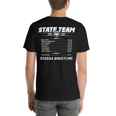 Odessa Wrestling 2022 State T-Shirt
