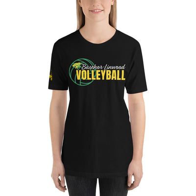 Basehor-Linwood Volleyball (with sleeve) Unisex t-shirt