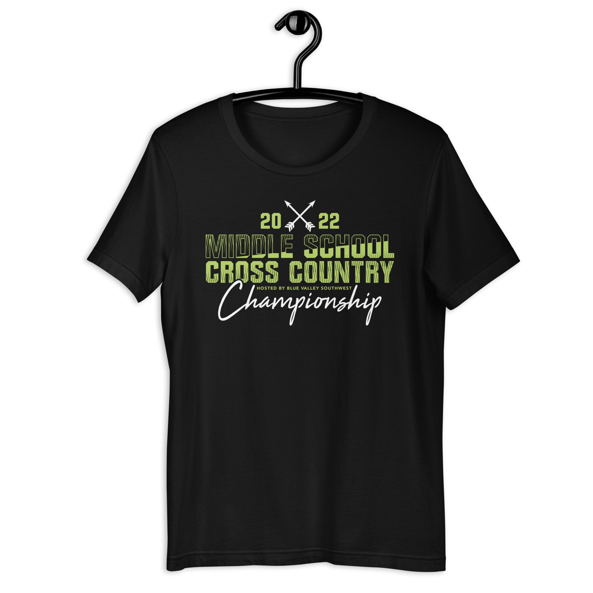 '22 Middle School XC Championship Neon Green Unisex t-shirt