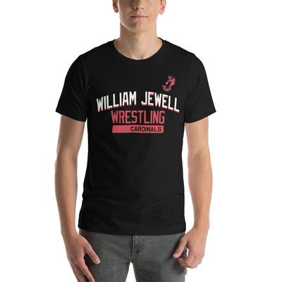 William Jewell Wrestling  Black Unisex Staple T-Shirt