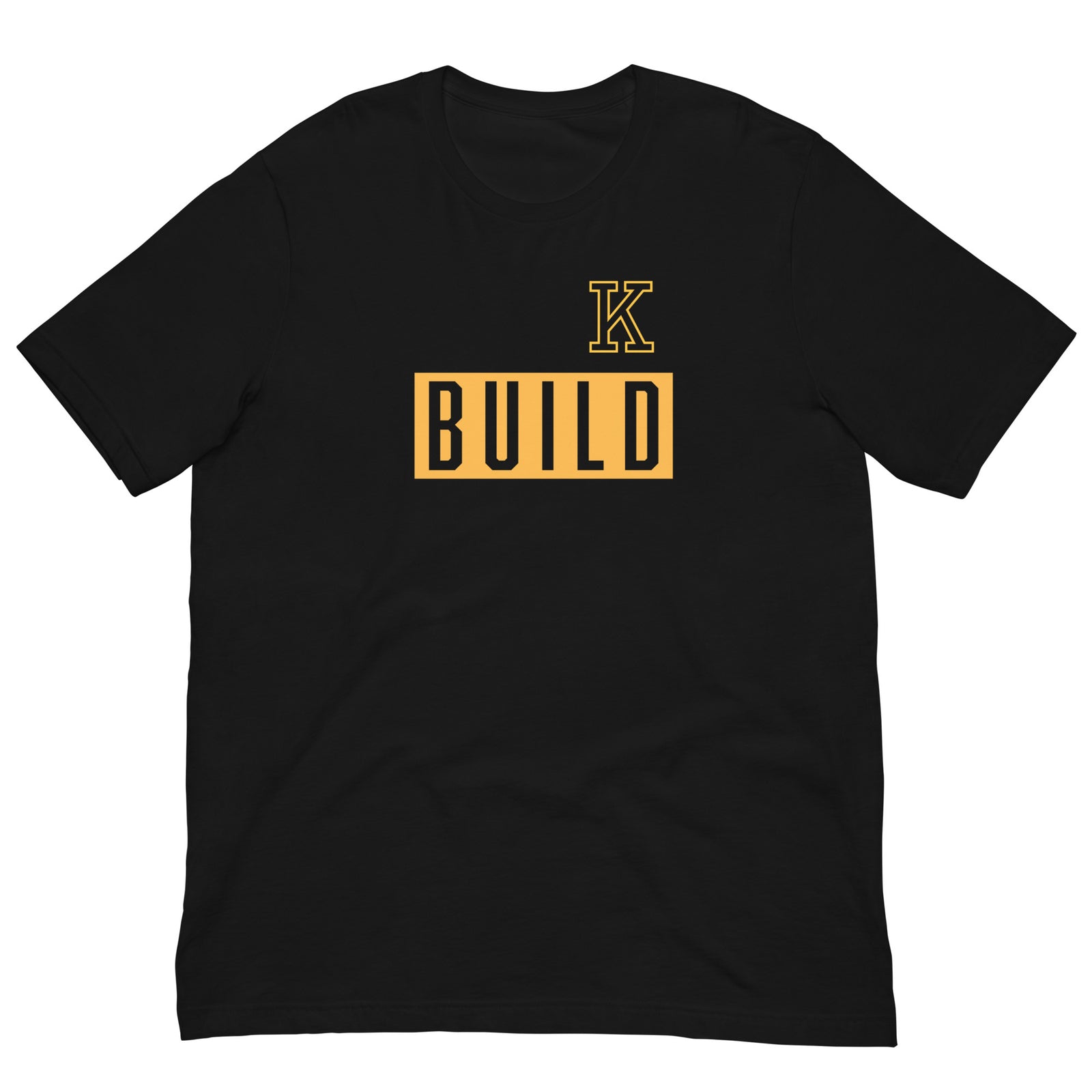 Kearney High School Wrestling K Build Gold Unisex Staple T-Shirt