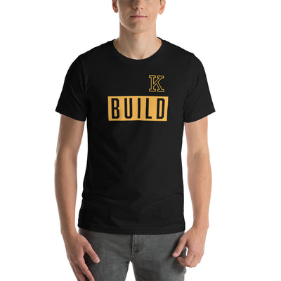 Kearney High School Wrestling K Build Gold Unisex Staple T-Shirt