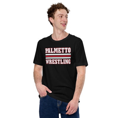 Palmetto Wrestling  Stripes Unisex Staple T-Shirt