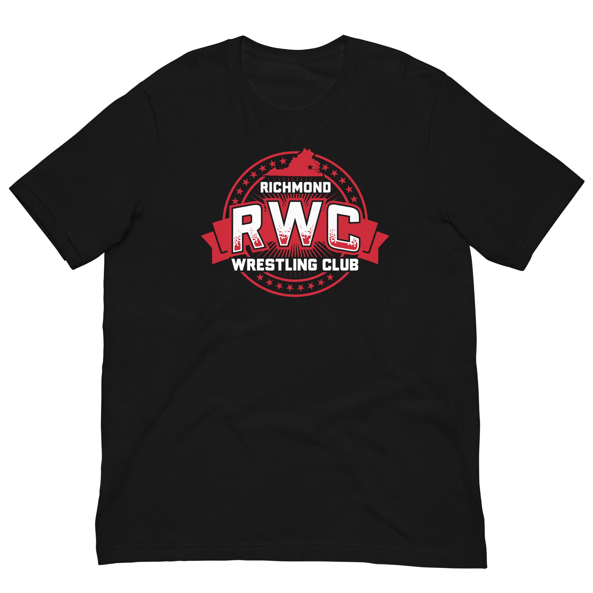 Richmond Wrestling Club Black Unisex Staple T-Shirt