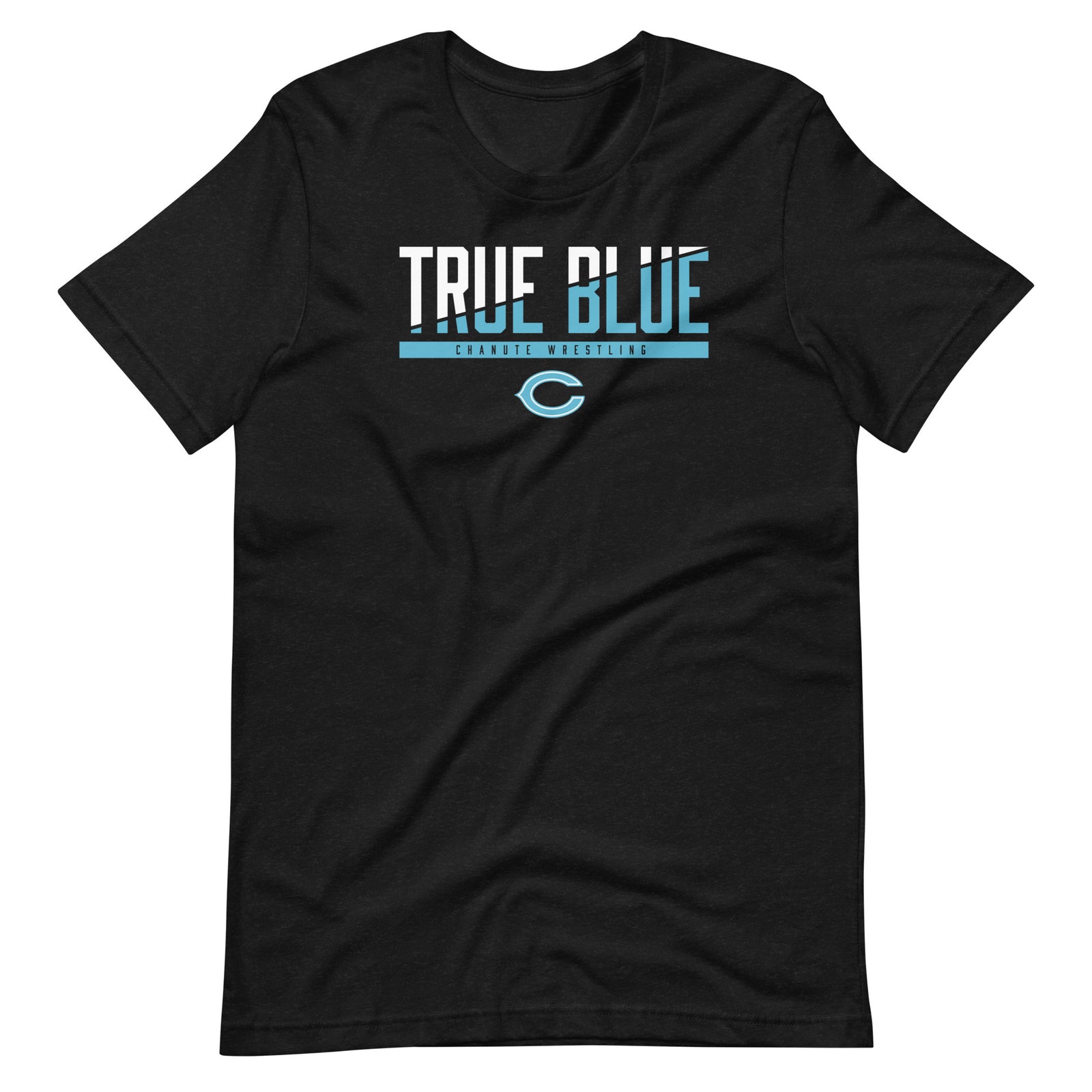 Chanute HS Wrestling True Blue Unisex Staple T-Shirt