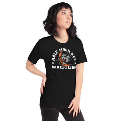 Half Moon Bay Wrestling MASCOT Unisex Staple T-Shirt