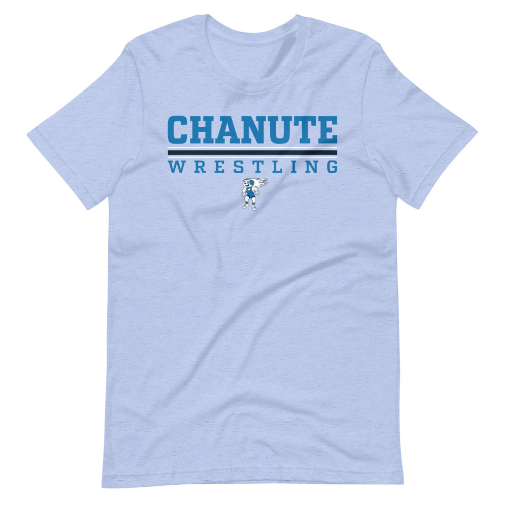Chanute HS Wrestling Short-Sleeve Unisex T-Shirt